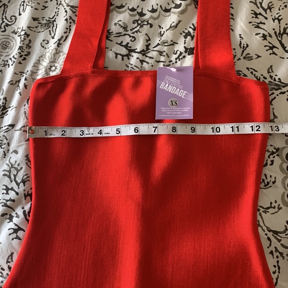 New My Bandaged Dress Red Kayla Dress - Picture 3 of 4